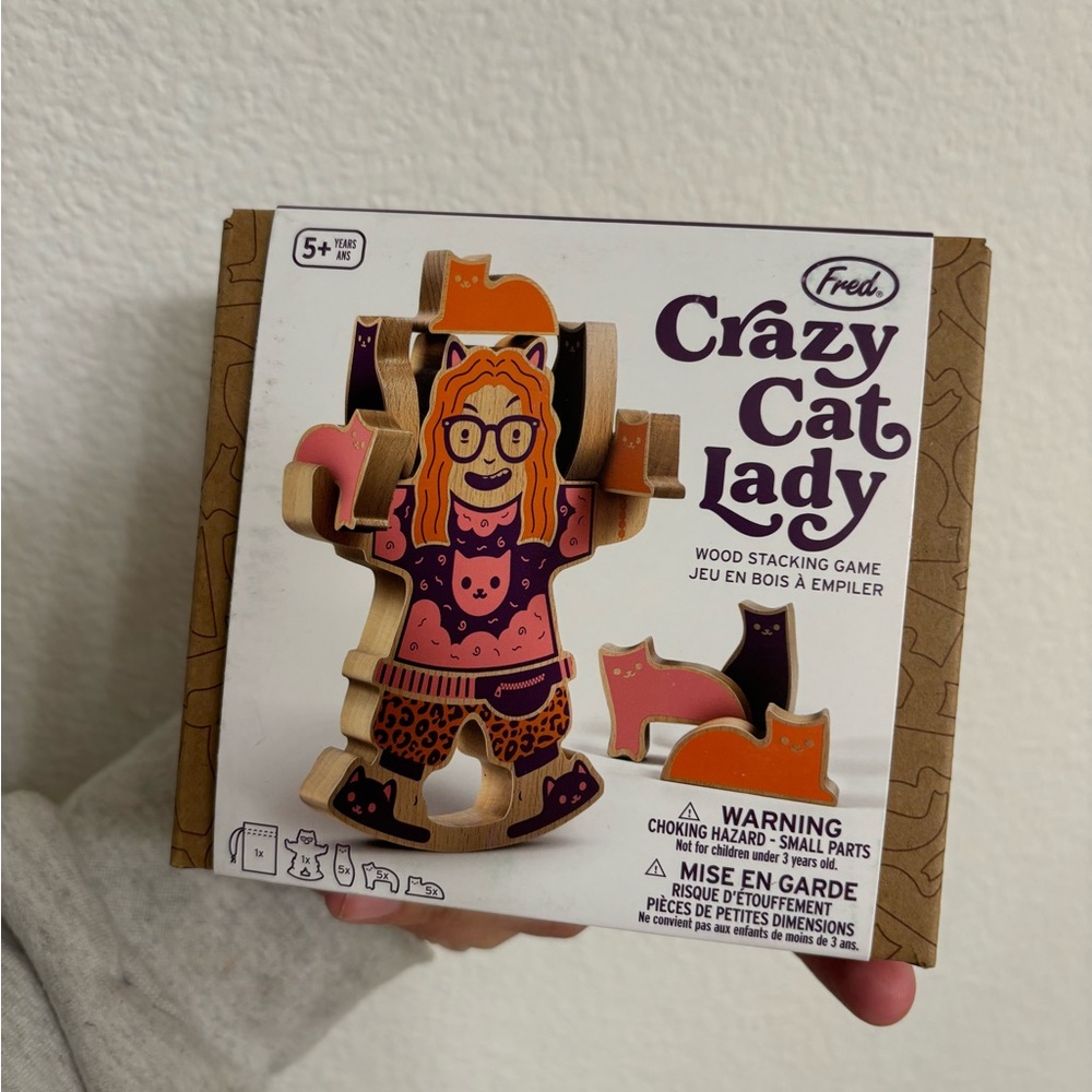 Fred Crazy Cat Lady Stackable Game
